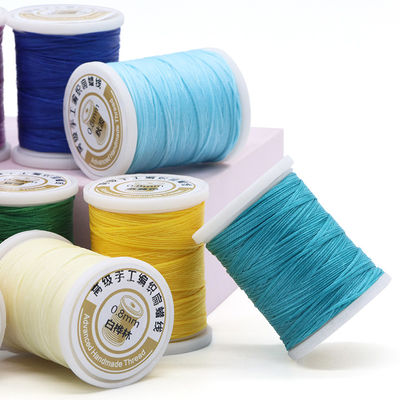 20 g Peso Mercerizzato Piatto Cucitura Grosso Treccia Filato Con Ceretta Per Riparazione di Artigiani in Pelle