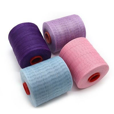Kangfa 0,8 mm 1 mm poliestere artigianale treccia a cera filo ad alta tenacità per prodotti in pelle