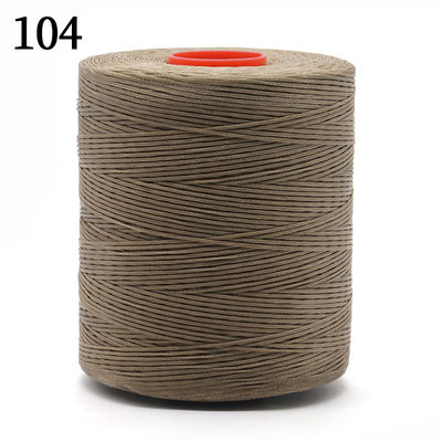 Kangfa 0,8 mm 1,0 mm filo di cucitura in poliestere cerato per l'artigianato e la riparazione della pelle 680m