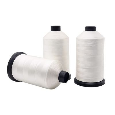 Materiale conico Plastico 210d/3 Filato da cucire in poliestere bianco