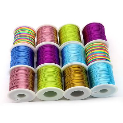 Corde/cordoni/fili di nodo cinese 1 mm di nylon per la progettazione di corde di seta intrecciate