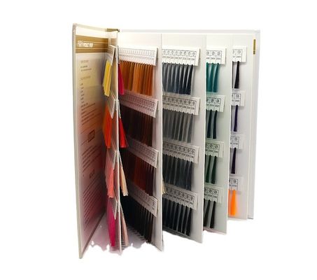 Ricamo Filato di seta Cartoline di colore Libro 5000y Lunghezza/cone e 100% poliestere