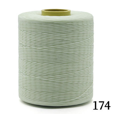 Tessitura Kangfa 0.8MM 100% filo cerato in poliestere per cuoio 210D/16 filo cerato piatto