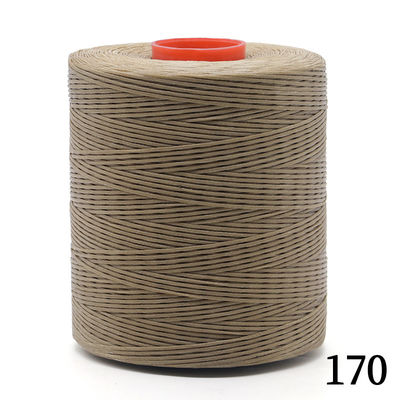 Tessitura Kangfa 0.8MM 100% filo cerato in poliestere per cuoio 210D/16 filo cerato piatto