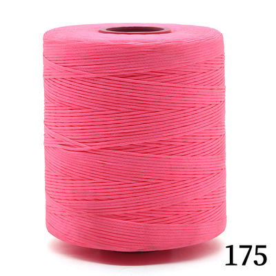 Tessitura Kangfa 0.8MM 100% filo cerato in poliestere per cuoio 210D/16 filo cerato piatto