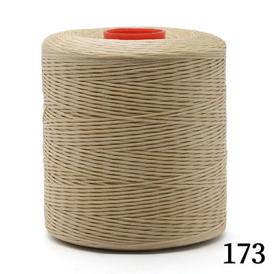 Tessitura Kangfa 0.8MM 100% filo cerato in poliestere per cuoio 210D/16 filo cerato piatto