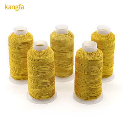 Filati di seta multifilamenti in oro e argento DIY Filati di filo metallico per la produzione di gioielli