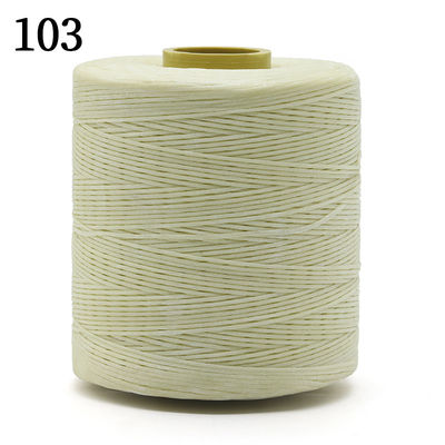 Filato di seta tritato con cera ad alta tenacità per cucitura di cuoio 250D/16 resistente e resistente