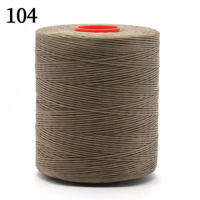 Filato di seta tritato con cera ad alta tenacità per cucitura di cuoio 250D/16 resistente e resistente