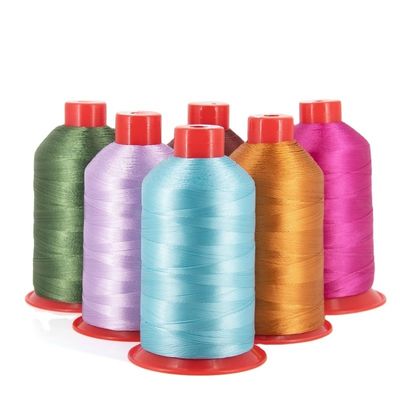 V-92 16 oz. 6000Y Filato di poliestere con legame UV bianco per tipo di filo di filamento e torsione ad anello