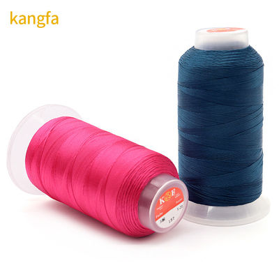 Protezione UV Kangfa filo di cucitura in poliestere impermeabile filo di cuoio 210D/3 Tex50