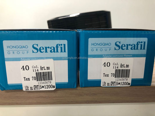 100G Peso filo da cucire durevole per borsa e scarpe 1300Y Lunghezza Tex70 Serafil Poliestere