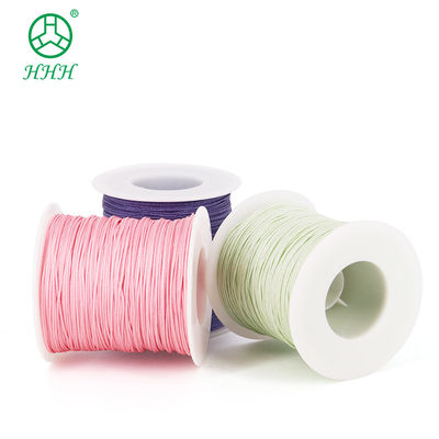 Filato di nylon suede artigianale per perlinea giada Filato di nylon colore singolo o colore arcobaleno