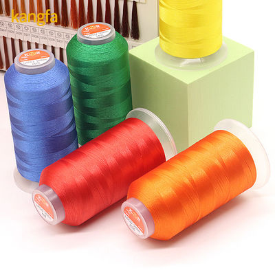 4000 Yard Kangfa 120d/2 Poliestere 100% filo di ricamo industriale per la macchina di ricamo