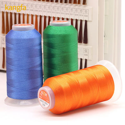 4000 Yard Kangfa 120d/2 Poliestere 100% filo di ricamo industriale per la macchina di ricamo