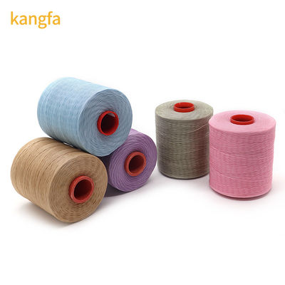 1 bobina 700y 1 mm Flat Sewing Grosso Tread Filato a cera Per la riparazione di artigianato in pelle impermeabile
