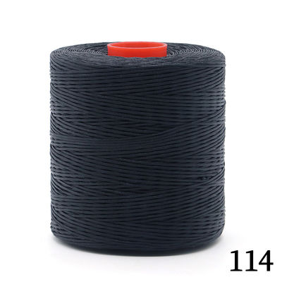 Eccellente 1 bobina 700y 1mm Flat Sewing Grosso Tread Waxed Thread per la riparazione di artigianato in pelle