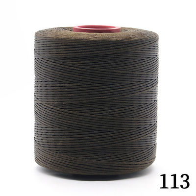 Eccellente 1 bobina 700y 1mm Flat Sewing Grosso Tread Waxed Thread per la riparazione di artigianato in pelle