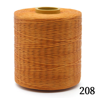 1 bobina 700y 1 mm Flat Sewing Grosso Treccia Filato a cera per la riparazione di artigianato in pelle Gasato