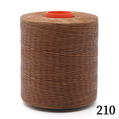 1 bobina 700y 1 mm Flat Sewing Grosso Treccia Filato a cera per la riparazione di artigianato in pelle Gasato