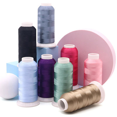 4000 Yard Filamento di colore puro Filato 100% poliestere filo ricamo per macchina 720 colori