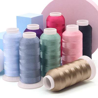 4000 Yard Filamento di colore puro Filato 100% poliestere filo ricamo per macchina 720 colori