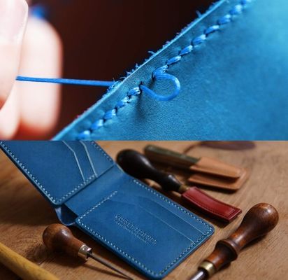 Poliestere/materiale ceroso 0,8 mm 50 m filo di cucitura piatto ceroso per cucitura di cuoio