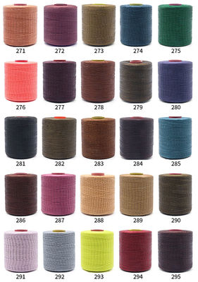 240 colori 400 g filo intrecciato legato a cera di poliestere per filo da cucitura in pelle 420D/16