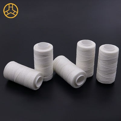 100% poliestere filo piatto cerato per Kangfa impermeabile 0,8 mm 1 mm pelle di poliestere 50m