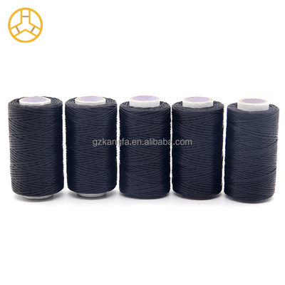 100% poliestere filo piatto cerato per Kangfa impermeabile 0,8 mm 1 mm pelle di poliestere 50m