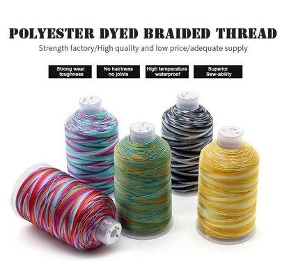 15PLY 250g 40 colori filato a trecce poliestere per la decorazione dell'artigianato