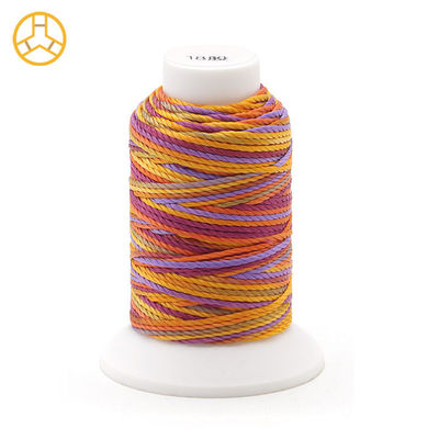 12g 18PLY 40 colori Fornitura 100% poliestere filiera da cucire multicolore Poliestere treccia