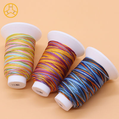 12g 18PLY 40 colori Fornitura 100% poliestere filiera da cucire multicolore Poliestere treccia