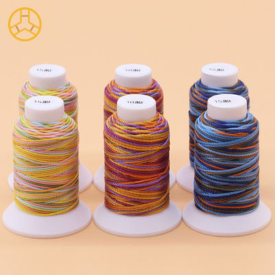 12g 18PLY 40 colori Fornitura 100% poliestere filiera da cucire multicolore Poliestere treccia
