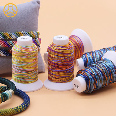 12g 18PLY 40 colori Fornitura 100% poliestere filiera da cucire multicolore Poliestere treccia