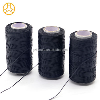 Kangfa 50M/Roll 0,8mm Flat Waxed Thread for Leather Craft Shoes Bag Belt boho Tessitura