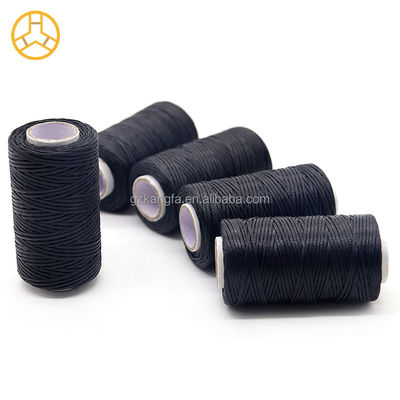 Kangfa 50M/Roll 0,8mm Flat Waxed Thread for Leather Craft Shoes Bag Belt boho Tessitura