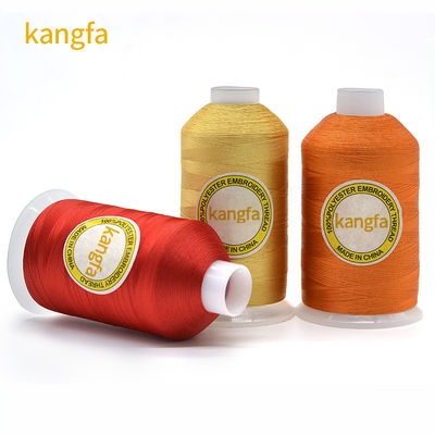 Filati per macchine di ricamo personalizzati Big Cone Polyester Filati di ricamo 120D/2