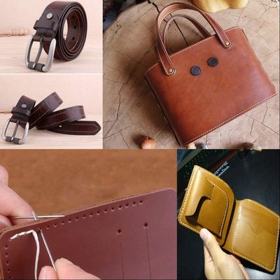 Filo cerato piatto 250D/16 per cucire la pelle Filo intrecciato legato con cera di poliestere