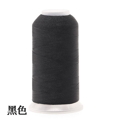 5500 Yards Nero 900 Filato di ricamo 40wt 100% poliestere per disegno a macchina tinto