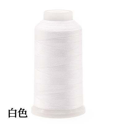 5500 Yards Nero 900 Filato di ricamo 40wt 100% poliestere per disegno a macchina tinto