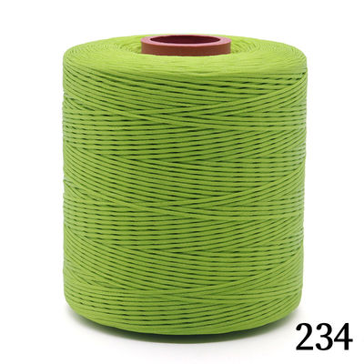 210D/16 Filato di cucitura in poliestere Filato cucito a mano in cuoio con cera 0,8 mm 1 mm 240 Colori