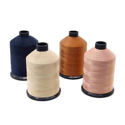 Protezione UV 210d/3 Filati da cucito pesanti in poliestere bianco per gli amanti del poliestere / nylon
