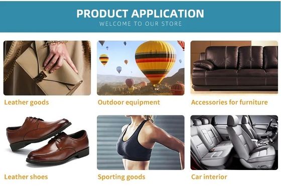 Filati ad alta tenacità tex45 di nylon per la produzione di calzature da divano in pelle