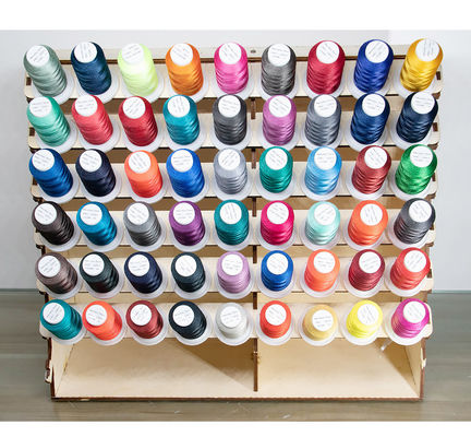 720 colori/colore misto/colore puro 120d/2 filo della macchina di ricamo per cuciture incrociate