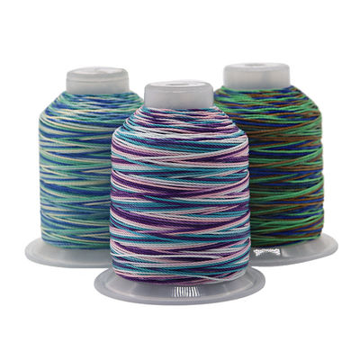 Resistente alle alte temperature 100G Peso 15plies Rainbow Weaving Crafts Filato di poliestere