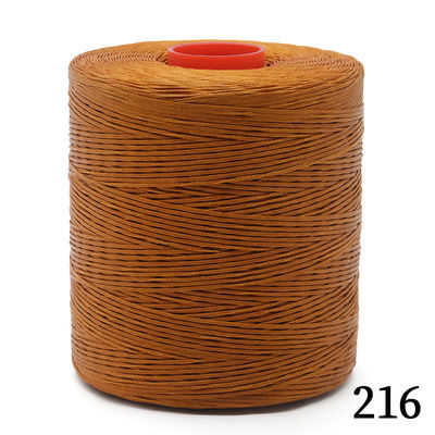 Kangfa 0,8 mm 1,0 mm filo di cucitura in poliestere cerato per l'artigianato e la riparazione della pelle 680m