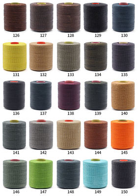 400 g filo di poliestere con legame con cera per filo di cucitura in pelle 250D/16 1,1 mm