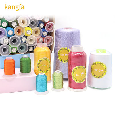 MERCERIZED 5000m 150D/2 100% filo di poliestere per ricamo macchina colorato 160g