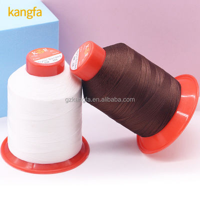 Filati di cucitura per tappezzeria di cuoio ad alta tenacità di nylon 420D/3 1000 Yard Cone